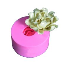 Силиконовая форма для мыла большого размера с 3D розами, форма для изготовления «сделай сам» помадки, торта, рукоделия, мыла ручной работы, форма для смолы 2024 - купить недорого