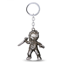 12pcs/lot 2 colors  Hot Movie Seed of Chucky Child's Play Chucky Curse Of Chuck Bronze Plated Metal KeyRing best selling 2024 - buy cheap