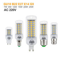 E27 Led Corn Bulbs E14 GU10 B22 Light Lamps 24 36 48 56 69 72 LEDs G9 Chandelier Candle Lighting 220V Energy Saving Top Quality 2024 - buy cheap