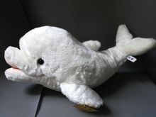 Cojín de felpa de juguete, Delfín de juguete blanco de dibujos animados, grande, 60cm, suave, regalo de cumpleaños, h0949 2024 - compra barato