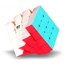 Qiyi-cubo mágico profissional, 4x4x4, quebra-cabeça de velocidade para competição, brinquedo para crianças, 6 cores 2024 - compre barato