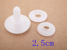 white olor 25mm toy joint with washer for plush doll accessories50sets 2024 - buy cheap