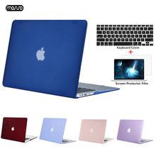 MOSISO Новый матовый чехол для ноутбука Macbook Air 13 дюймов модель A1466 A1369 чехол для Mac Book New Air 13 A1932 с сенсорным ID 2018 2024 - купить недорого