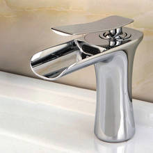 BAKALA Waterfall Sink Faucet Chrome Single Handle Single Hole Mixer Bathroom Taps Widespread Basin Faucets LT-511A 2024 - buy cheap