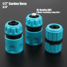 1pc 1/2" 3/4" Garden Hose Fast Connectors Hi-Quality ABS Faucet Garden Water Gun Quick Joints Soft Water Pipe Repair Connector 2024 - buy cheap