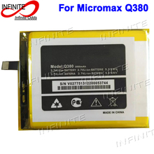 For Micromax Q380 Battery 3000mAh Build-in Accumulator High Quality 2024 - buy cheap