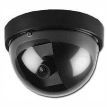 Câmera falsa durável de alta qualidade simulada do manequim da abóbada da câmera de segurança com flash conduziu a luz exterior interna 2024 - compre barato