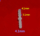 4 tubo de plástico mm Tubo manguera conector JOINER recto 100 Uds 2024 - compra barato