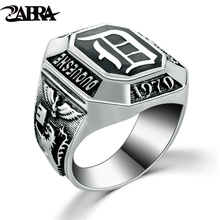 ZABRA Real de Plata 925 Para Hombre Anillo de The Vampire Diaries Signet anillos Para Los Hombres Negro Punk Rock Clásico Regalo Fresco Películas joyería 2024 - compra barato