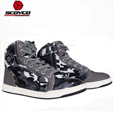 Spring camouflage Motorcycle boots MT016 Scoyco knight protective Spring Motocross Motorbike Shoes size 39-40-41-42-43-44-45-46 2024 - buy cheap