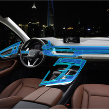 Pegatinas de TPU para Audi A6, película protectora transparente para Audi A6, Q7, A7, Interior del coche, pegatinas y calcomanías 2024 - compra barato