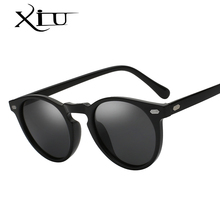 XIU-gafas de sol redondas para mujer, anteojos de sol femeninos de diseñador de marca, a la moda, de verano 2024 - compra barato