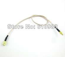 (10 peças/lote) rg316 30 cm cabo de extensão RP-SMA plug pino fêmea para mmcx macho plug conector trança cabo 2024 - compre barato