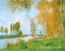 online art gallery The Spring in Argentuil Claude Monet Landscape paintings Hand painted High quality 2024 - buy cheap