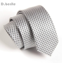 Corbata de lunares negros para hombre, corbata clásica ajustada para fiesta de bodas del novio, corbata de negocios SK262 2024 - compra barato