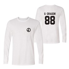 LUCKYFRIDAYF G-DRAGON bigbang kpop хип-хоп стиль модная женская мужская футболка Повседневная футболка футболки с длинным рукавом Толстовка Топы 2024 - купить недорого