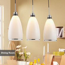 Free shipping 3 heads pendant lights dining room lamps,pure color,nice decoration,high quality,Russia,Chile,UK 2024 - buy cheap