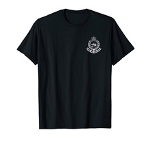 Королевская Гонконгская полицейская футболка с двусторонней стороной, лето 2019, Модные Топы И Футболки с принтом, Повседневная Хлопковая мужская Тонкая онлайн футболка 2024 - купить недорого