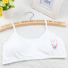 Young Girls Solid Bra Soft Cotton Bra Puberty Teenage Breathable Underwear Kid Cloth Dropshipping training bras for girls 2024 - buy cheap