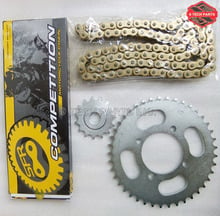 GN250 GN 250 NEW HIGH PERFORMANCE GOLD O-RING 520HV CHAIN & SPROCKET KIT MOTORCYCLE RACING PARTS FOR SUZUKI GN250 2024 - buy cheap