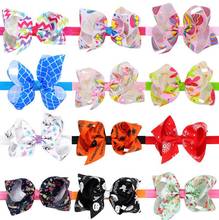 200pcs DHL Free shipping Holiday Elastic Band  Christmas and Halloween Hairbow Party Hair accessory 2024 - buy cheap