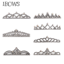 IBOWS 5pcs Crown Appliques Diamond Crown Felt for Clothing Sewing Patchwork Patches DIY Headband Accessories Decoration Applique 2024 - buy cheap