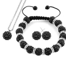 10 мм можно выбрать цвет смешанный AB Глина диско кристалл набор браслет серьги ожерелье ювелирные изделия лучшие браслеты цепь свадебный подарок 2024 - купить недорого