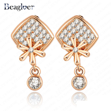 Beagloer High Quality Flowers Earrings Gold Color  Element Austrian Crystals Stud Earrings ER0024-C 2024 - buy cheap