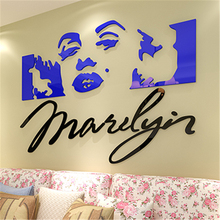 New Arrival character sticker Creative DIY 3D Acrylic Wall Sticker Living room Bedroom Sofa TV backdrop decorative wall stickers 2024 - buy cheap