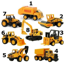 Mini Plastic Alloy Construction Vehicle Engineering Car Truck Model Kid Children Classic Toy 2024 - buy cheap