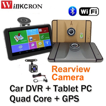 7" Android wifi Tablet GPS Navigation DVR Camera Rear View Camera GPS WIFI 1080P DVR Recorder 8GB Truck Vehicle GPS with Maps 2024 - buy cheap