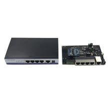 8-10/100 Мбит/с rj45 коммутатор poe 802.3af 8 poort voeding 15,5 Вт voor ip камера nvr ip telefoon wifi точка доступа poe переключатель 2024 - купить недорого