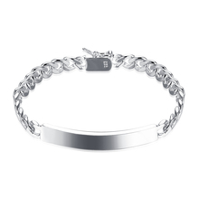 Мужской браслет, Новое поступление, посеребренный браслет для женщин, милый стиль, свадебные украшения 2024 - купить недорого