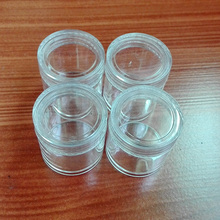 10Ml Portable Plastic Cosmetic Empty Jar Pot Box Makeup Nail Art Bead Storage Container Round Bottle Transparent Cream 2024 - buy cheap