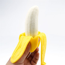 Эластичная имитация Сжимаемый банан сжимаемая игрушка медленно растет мочи Исцеление удовольствие Kawaii снятие стресса Антистресс игрушка для детей 2024 - купить недорого