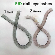 Wholesales 5pcs/lot 8mm width *20cm length eyelashes for 1/3 1/4 BJD doll or reborn doll accessory 2024 - buy cheap