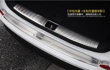 2 pcs For Hyundai Tucson 2016 2017 Stainless Steel Inside Rear Bumper Protector Sill Trunk Tread Plate Threshold Pad Pedal 2024 - buy cheap