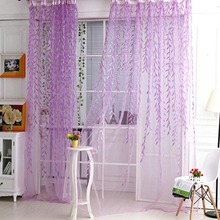 Beautiful Yarn Quality Curtain Scarf Sheer Bedroom Door Room Tulle Window Curtain Drape 2024 - buy cheap