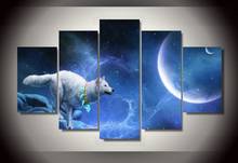 2017 Promotion Real No Oil Magic Wolf Group Painting Children's Room Decor Picture Canvas Home Decorative Art Paint On Prints 2024 - buy cheap