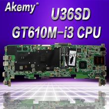 Akemy U36SD U36SG U44SG U44S U36KI241SD Laptop Motherboard For Asus (Board/Mainboard) With I3 CPU 2024 - buy cheap