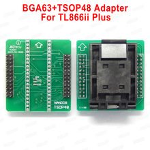 Bga63 adaptadores quadro 9*11 para tl866ii plus com adaptador tsop48 nand adapterfor xgecu programador 2024 - compre barato