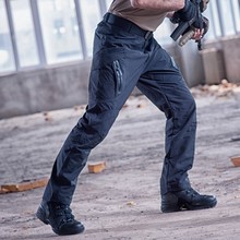 Мужские легкие тактические брюки, 100% нейлоновые водонепроницаемые быстросохнущие брюки-карго, армейские многокарманные тренировочные брюки 2024 - купить недорого