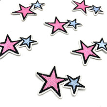 50Pcs Cartoon Star Embroidery Applique Clothing Embroidery Patch Fabric Sticker Iron On Patch Craft Sewing Repair Embroidered 2024 - buy cheap