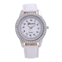 Montre Femme Top Brand Luxury Women Watches Leather Band watch Analog Quartz Round Wrist Watch clock relogio feminino J20 2024 - buy cheap