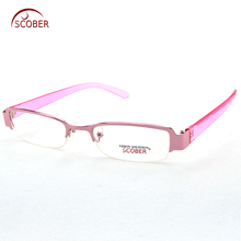 2019 New Leesbril = Scober ! Two Pairs Fashion Women Reading Glasses High-quality Alloy Tr90 Leg Spectacles +1 +1.5 +2 +2.5 +3 2024 - buy cheap