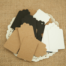 300pcs 5*3cm Flower Head Brown Kraft Paper Price Tags DIY Gift Tags For Handmade Cake/clothing/Wedding/Party Gift Bags/boxes 2024 - buy cheap