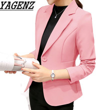 2021 New Spring Autumn Business Women Blazers And Jackets Fashion Casual Slim Single Button Blazer Femenino Ladies Blazer Female 2024 - buy cheap