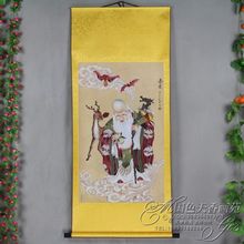 China Antiga Boutique coleção Caligrafia e pintura O Deus da longevidade diagrama/1 2024 - compre barato