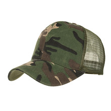 2019 Summer Adjustable Camouflage Summer Cap Mesh Hats For Men Women Casual Hats Hip Hop Baseball Caps 2024 - buy cheap