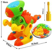 Early Learning Education DIY Screw Nut Group Installed Plastic 3d Puzzle Disassembly dinosaur DIY animals Toys for Child gifts 2024 - buy cheap